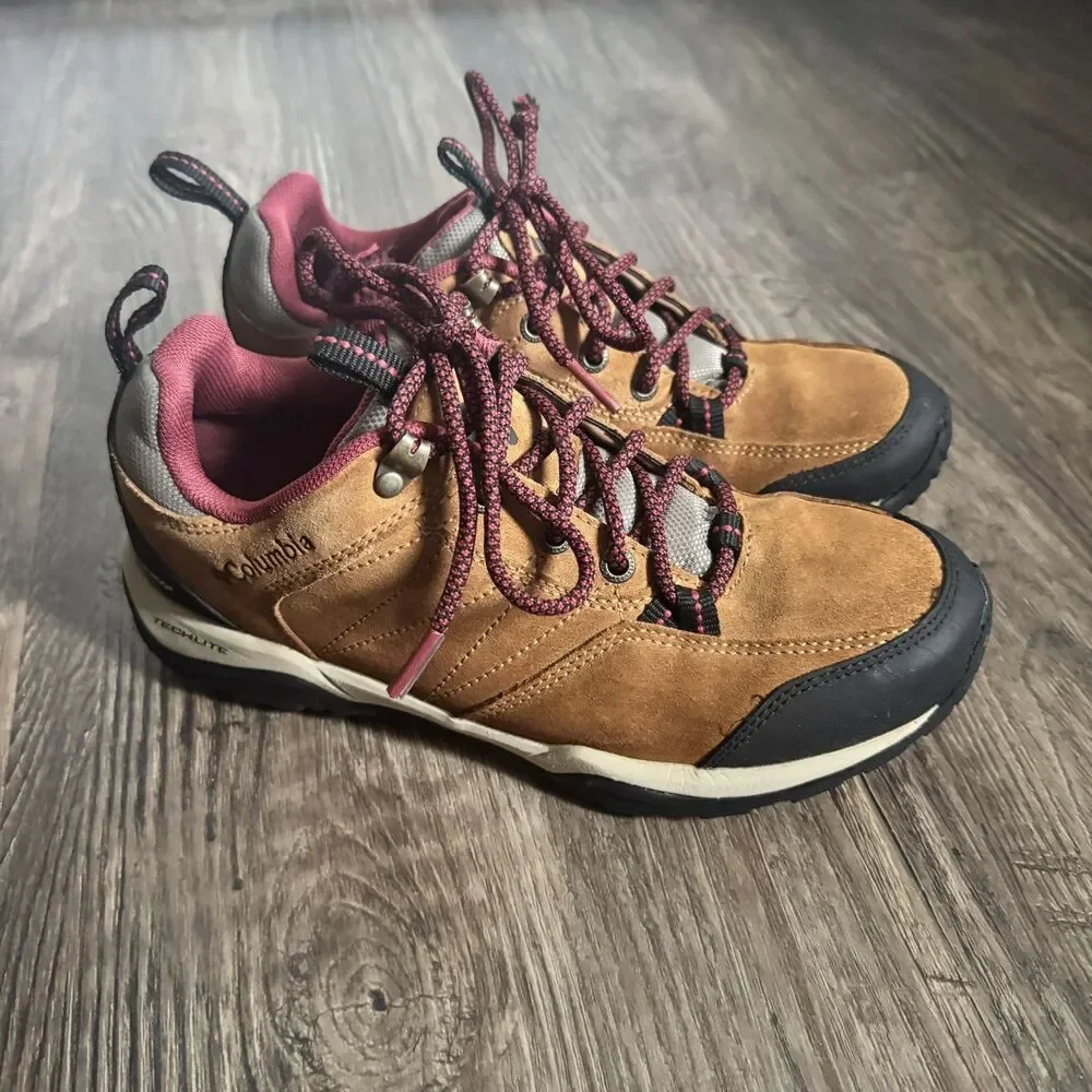 Columbia Redmond V2 Waterproof Women's Brown Suede Hiking Shoes US Size 7.5